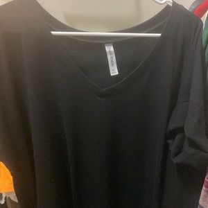Zenana black shirt dress w/ pockets size XL